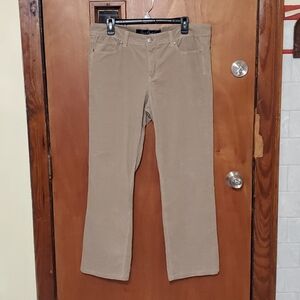 Gloria Vanderbilt Perfect Fit Priscilla Tan Corduroy Pants. Size 12.